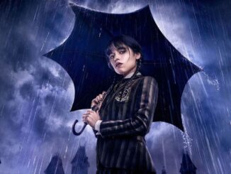 Wandinha 2ª temporada na Netflix: imagem promocional com atmosfera sombria e visual gótico